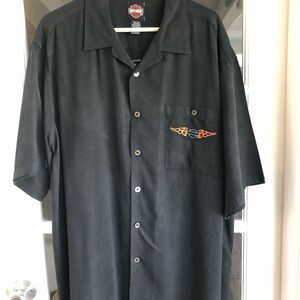 Silk Harley Davidson shirt